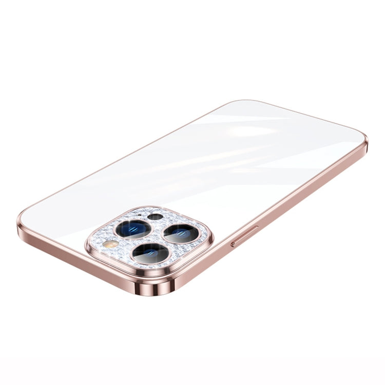SULADA Glad Eye Series Pink Plating TPU Shockproof Case for iPhone 14 Pro Max