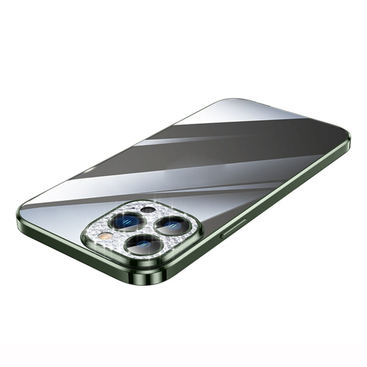 Shockproof Case for iPhone 14 Pro Max (Green) SULADA The Glad Eye Series Plating TPU