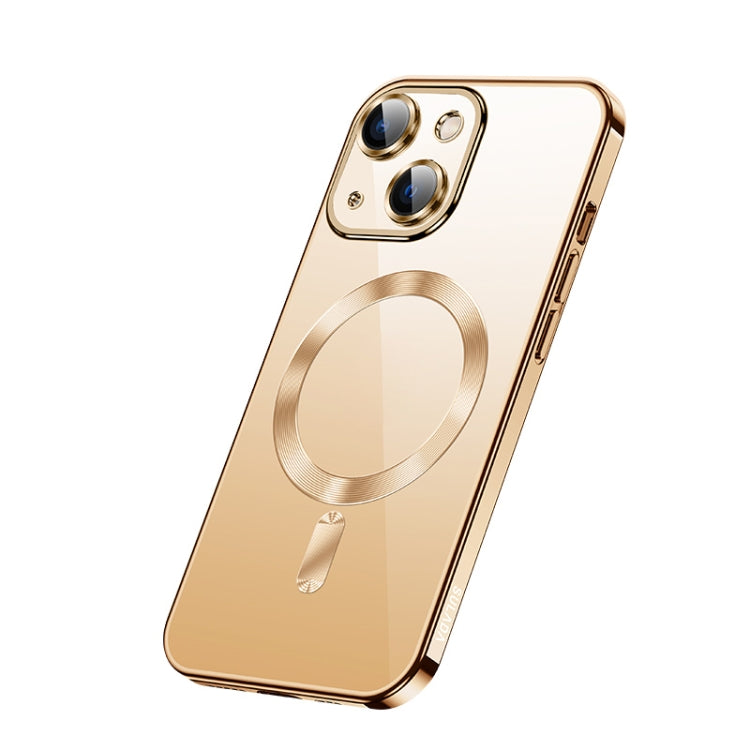 iPhone 14 Plus SULADA Plating TPU Shockproof Phone Soft Case(Gold)