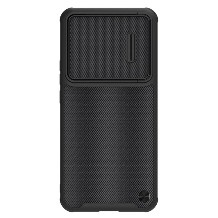 Black NILLKIN 3D Textured Camshield PC + TPU Phone Case for Xiaomi 12T/Redmi K50 Ultra