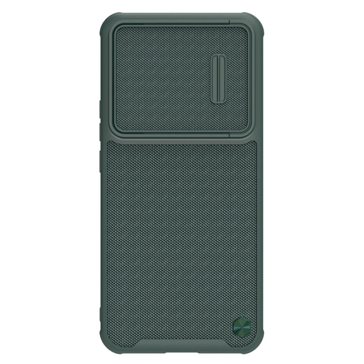 NILLKIN 3D Textured Camshield PC + TPU Phone Case for Xiaomi 12T/Redmi K50 Ultra in Green