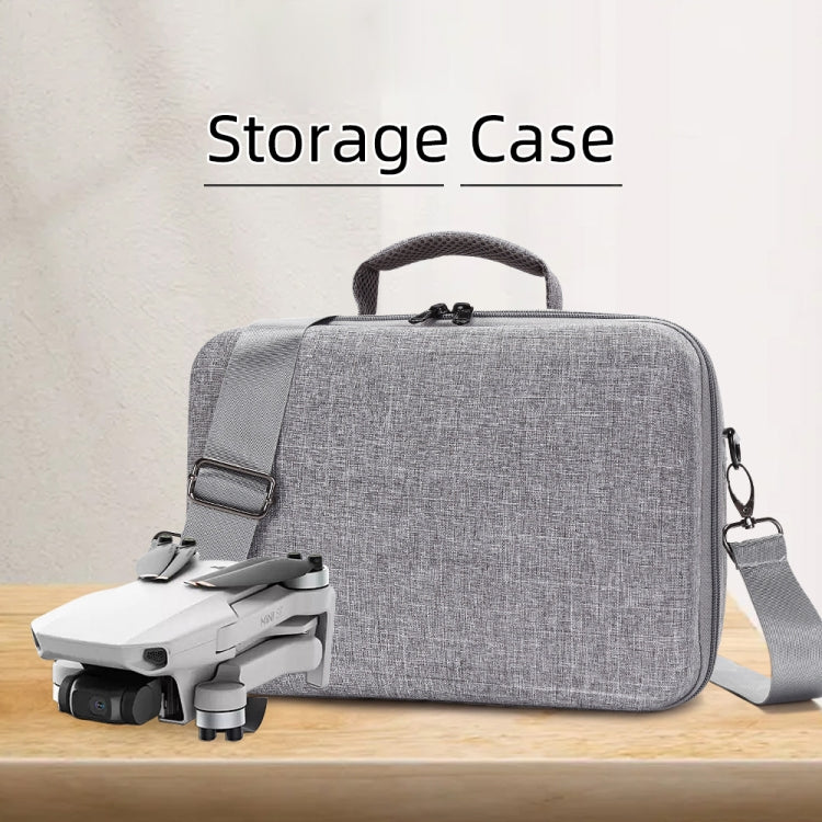 Durable Shockproof Carrying Storage Bag for DJI Mini SE (Grey + Red Liner)