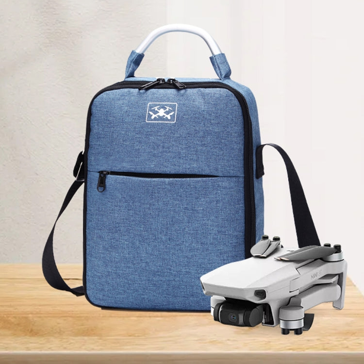 Shockproof Single Shoulder Storage Carrying Case for DJI Mini SE, 31 x 23 x 10cm (Blue + Black Liner)