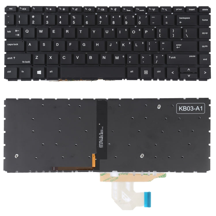HP Probook 440 G6 445 G6 440 G7 445 G7 US Version Keyboard with Backlight