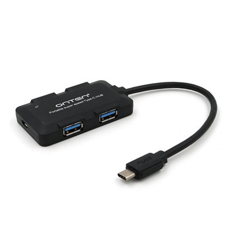 Onten 4-Port USB3.0 Portable HUB Docking Station (Black)