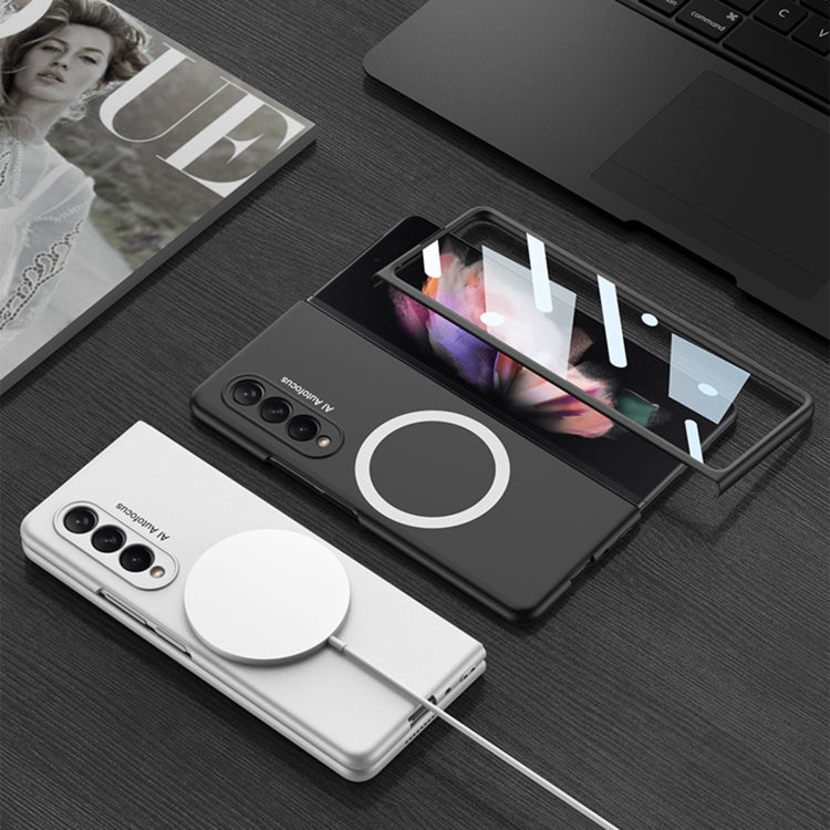 GKK MagSafe Ultrathin Integrated Shockproof Protective Phone Case (Rose Gold) for Samsung Galaxy Z Fold3 5G