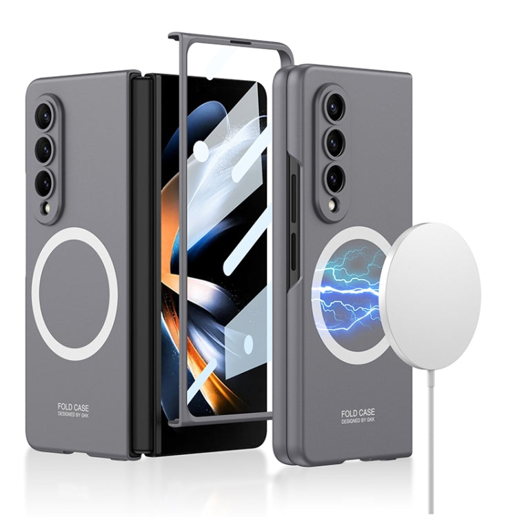 GKK MagSafe Ultrathin Gray Phone Case for Samsung Galaxy Z Fold4