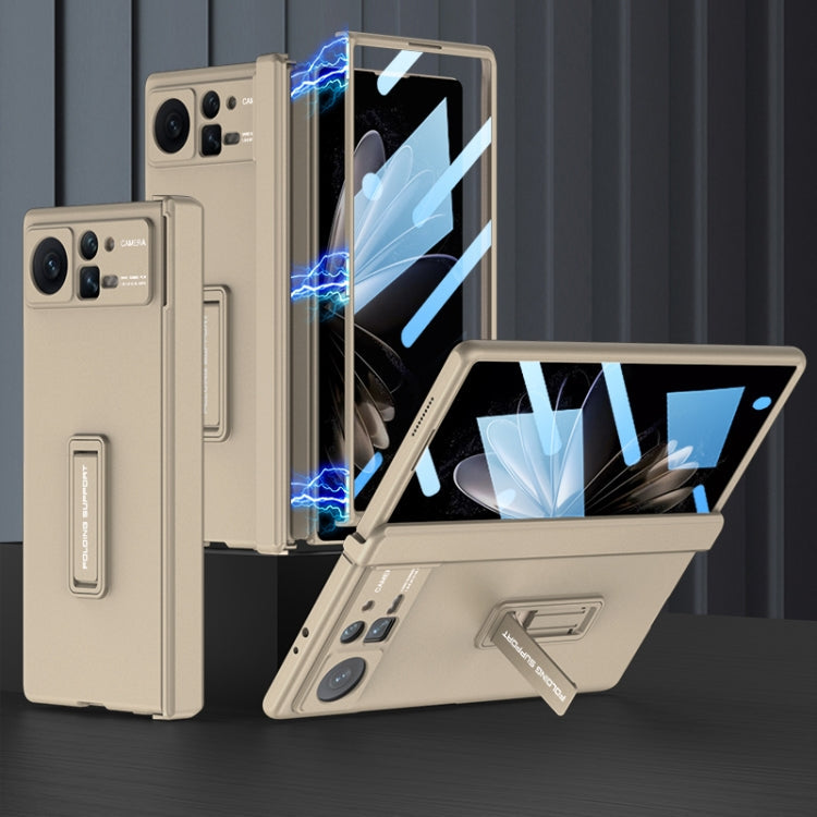 Xiaomi Mix Fold 2 GKK Fold Magnetic Hinge Full Coverage Phone Case - Elegant Gold