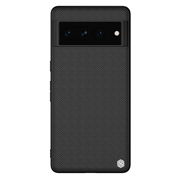 Advanced Protection Phone Case for Google Pixel 7 Pro 5G - NILLKIN 3D Textured PC + TPU Shockproof (Black)