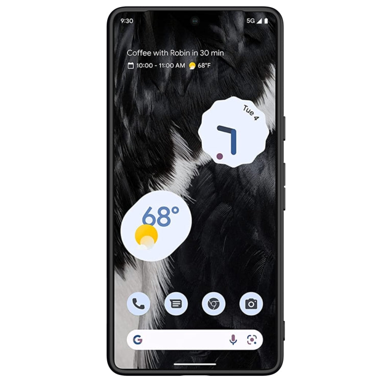 Black NILLKIN 3D Textured PC + TPU Shockproof Phone Case for Google Pixel 7 5G