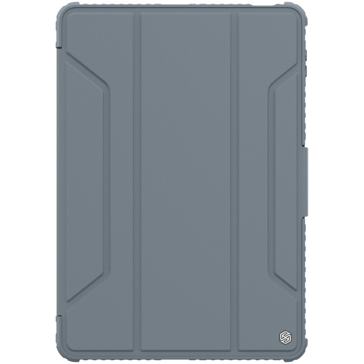 NILLKIN Bumper Pro Leather Tablet Case for Xiaomi Pad 5 Pro 12.4 with Pen Slot & Sleep/Wake-up Function (Grey)