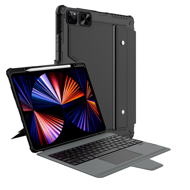 Nillkin Bumper Combo Keyboard Case for iPad Pro 12.9 2020/2021 with Adjustable Stand and Integrated Trackpad