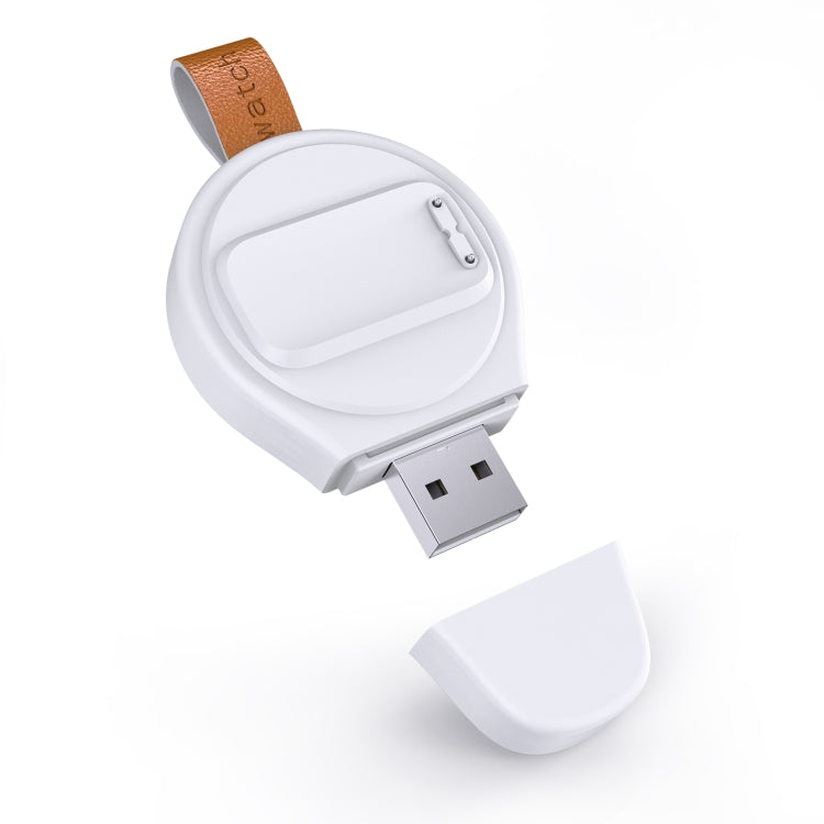 Wireless Magnetic Suction Charger for Fitbit Charge 5 / Luxe A-07 Smart Watches (White)