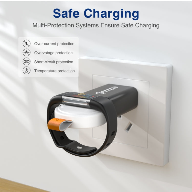 Wireless Magnetic Suction Charger for Fitbit Charge 5 / Luxe A-07 Smart Watches (White)