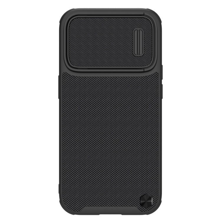 NILLKIN Texture MagSafe Camshield PC + TPU Phone Case for iPhone 14 Pro Max (Black)