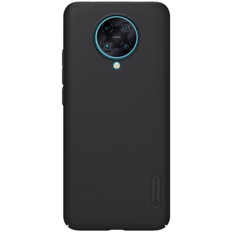NILLKIN Black Frosted Concave-convex Texture PC Protective Case for Xiaomi Redmi K30 Pro