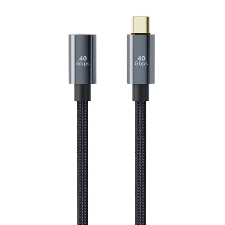 USB4.0 40Gbps Type-C Male to Female Extension Cable, 0.3m Length