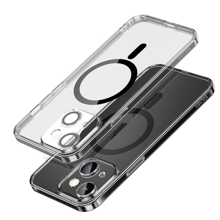 SULADA Jingpin Series All-inclusive Lens Electroplated TPU Phone Case for iPhone 14 (Black)