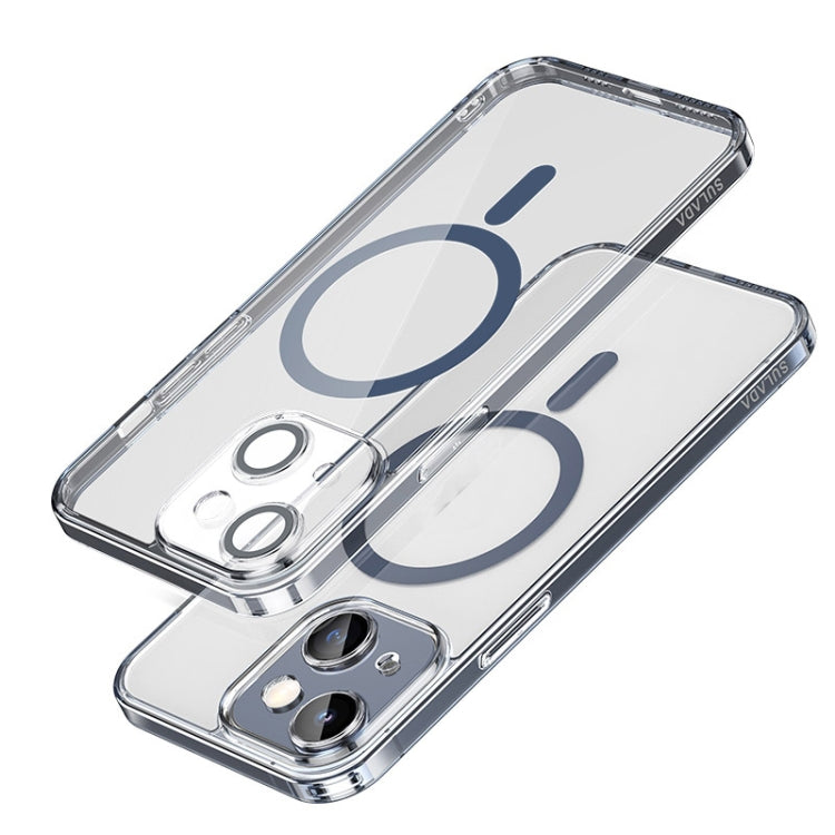 SULADA Jingpin Series Ultra-Thin Blue TPU Phone Case for iPhone 14 with All-Inclusive Lens Protection