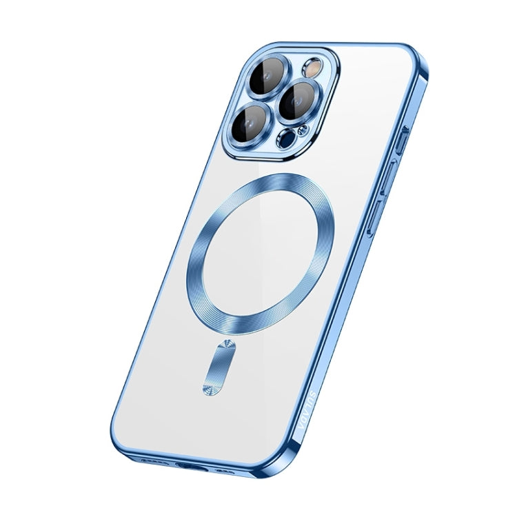 SULADA Blue Plated TPU Shockproof Soft Case for iPhone 13 Pro