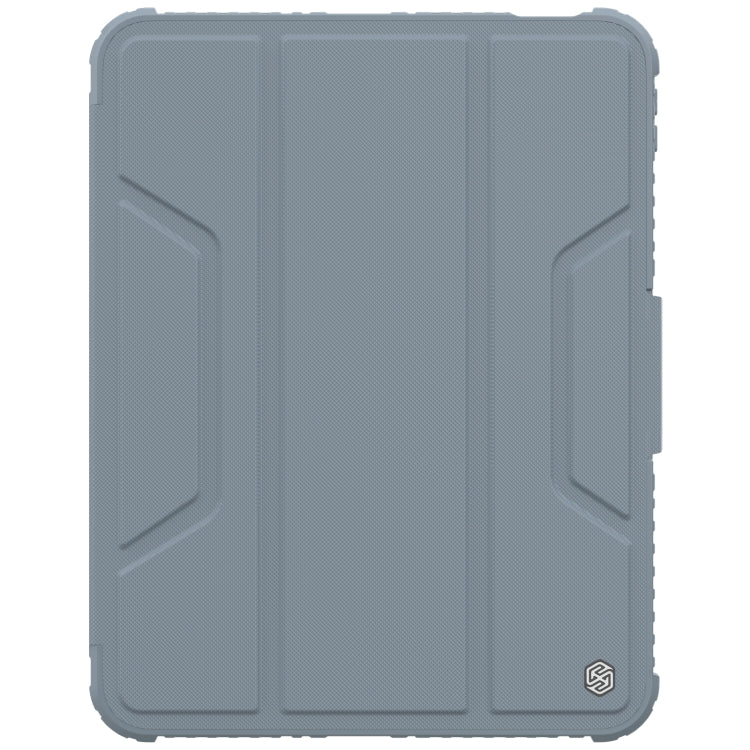 NILLKIN Bumper Pro Leather Tablet Case for iPad 10th Gen 10.9 2022 (Grey)