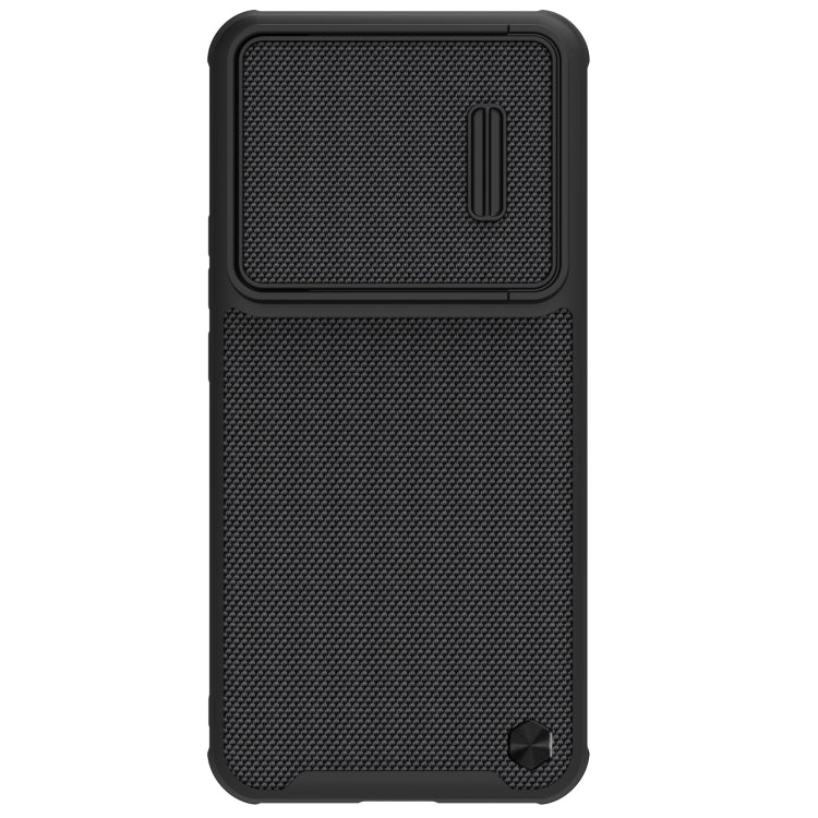 NILLKIN 3D Textured Camshield PC + TPU Phone Case for Xiaomi 12T Pro - Black