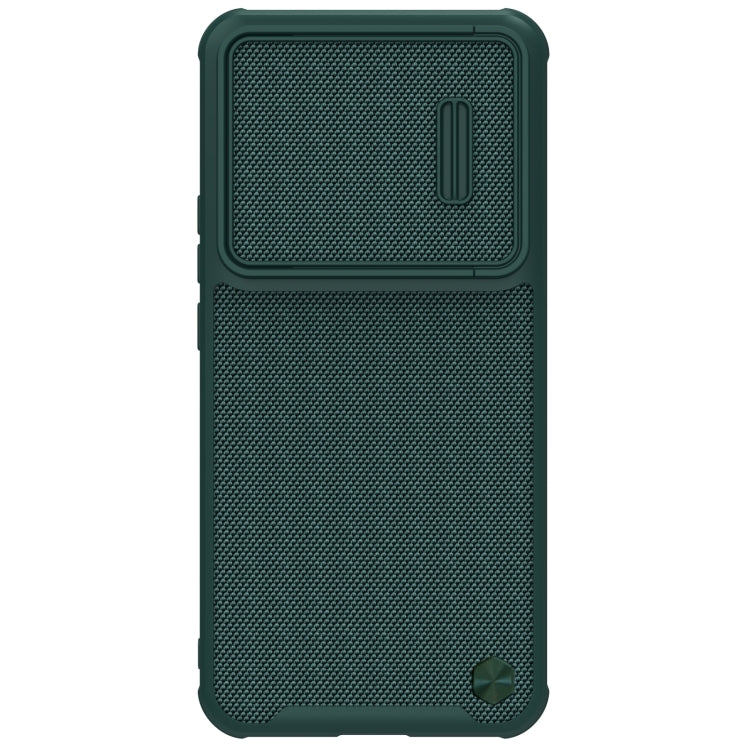 NILLKIN 3D Textured Camshield PC + TPU Phone Case for Xiaomi 12T Pro (Green)