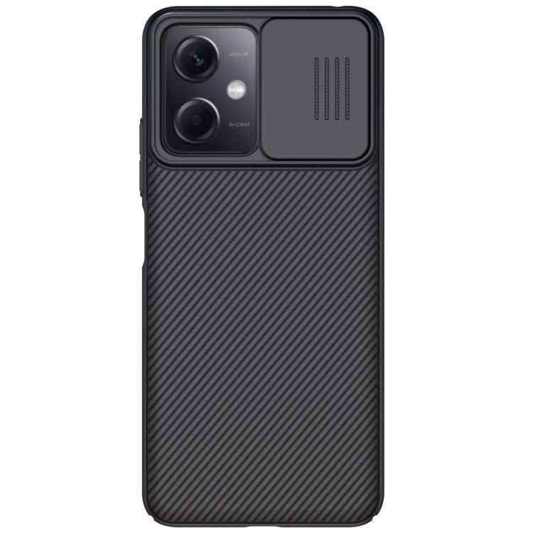NILLKIN Black Mirror Series PC Camshield Full Coverage Case for Xiaomi Redmi Note 12 - Black