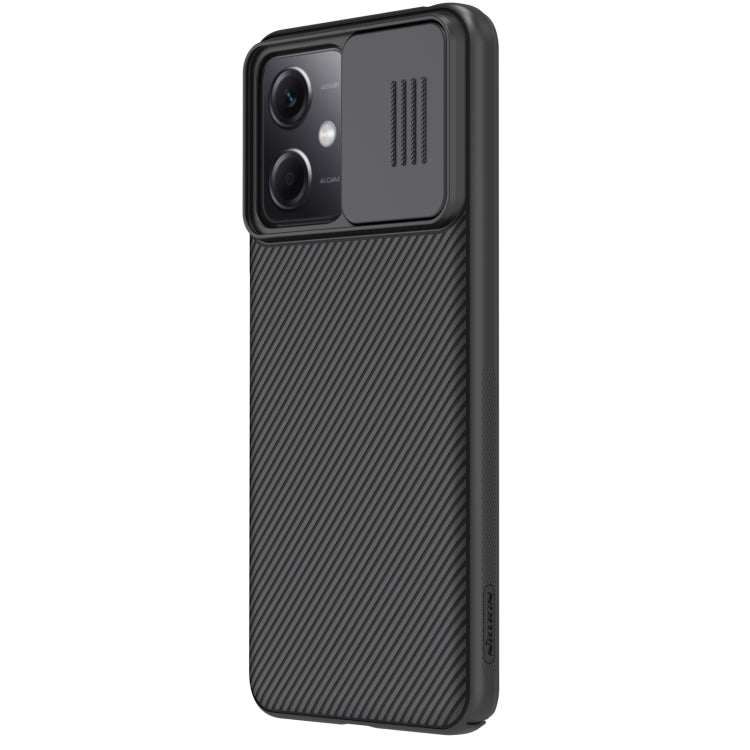 NILLKIN Black Mirror Series PC Camshield Full Coverage Case for Xiaomi Redmi Note 12 - Black