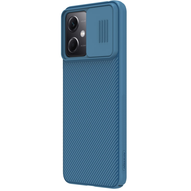 NILLKIN Black Mirror Series PC Camshield Full Coverage Case for Xiaomi Redmi Note 12 - Blue
