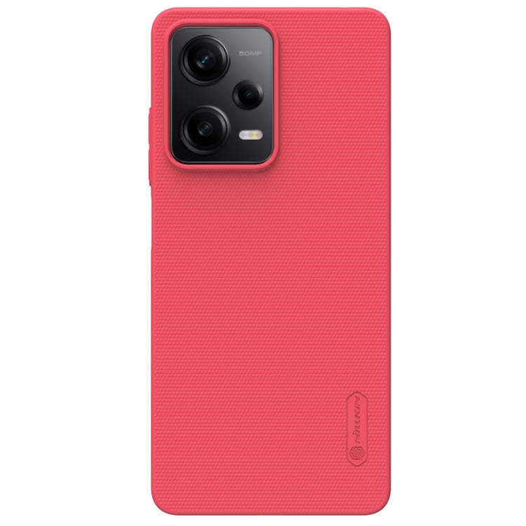 Nillkin Frosted PC Phone Case for Xiaomi Redmi Note 12 Pro 5G (Red)