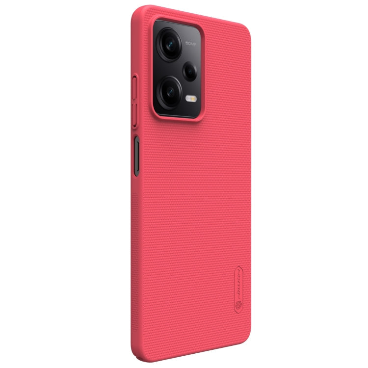 Nillkin Frosted PC Phone Case for Xiaomi Redmi Note 12 Pro 5G (Red)