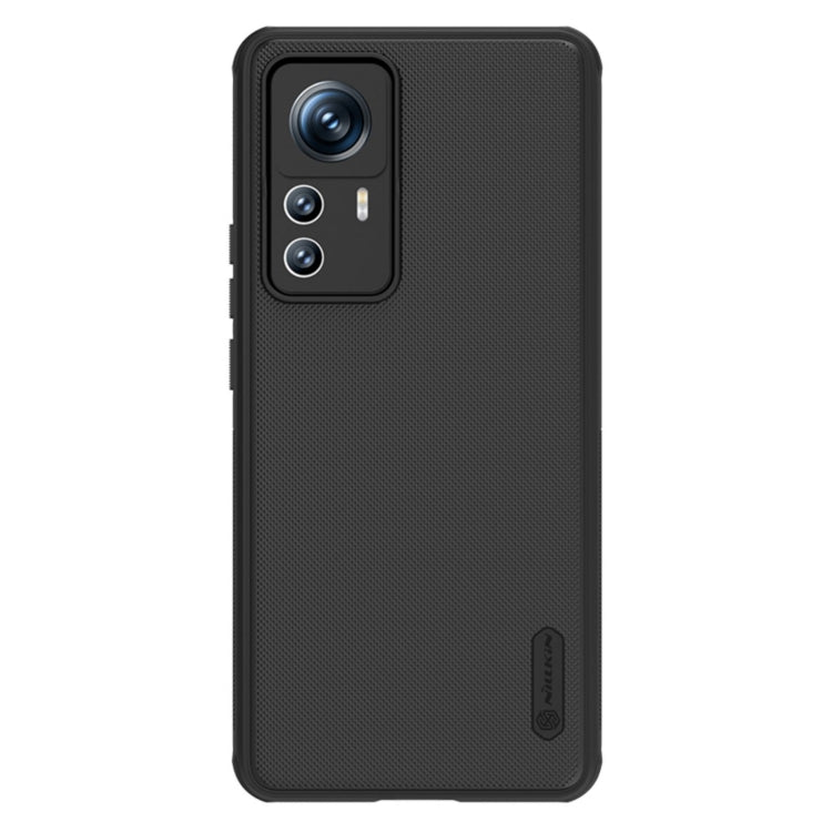 NILLKIN Frosted Shield Pro PC + TPU Phone Case for Xiaomi 12T Pro - Black