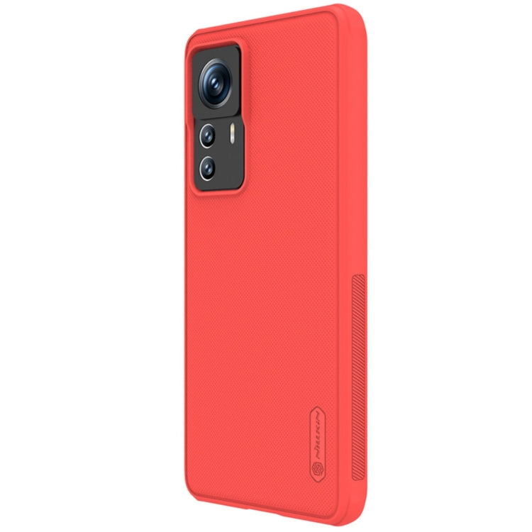 NILLKIN Frosted Shield Pro PC + TPU Phone Case for Xiaomi 12T Pro (Red)