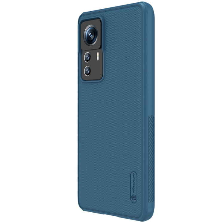 NILLKIN Frosted Shield Pro Phone Case for Xiaomi 12T Pro (Blue)