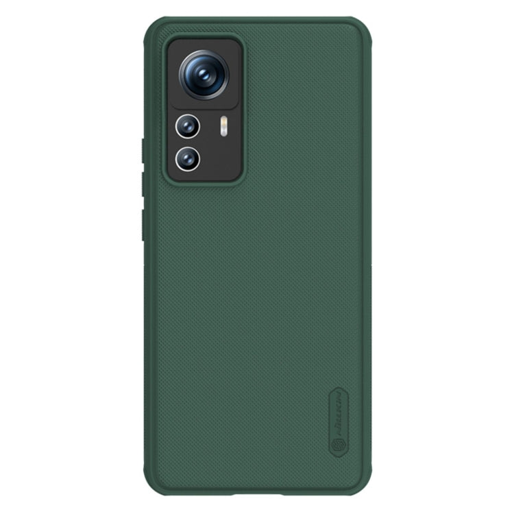 NILLKIN Frosted Shield Pro PC + TPU Phone Case for Xiaomi 12T Pro (Green)