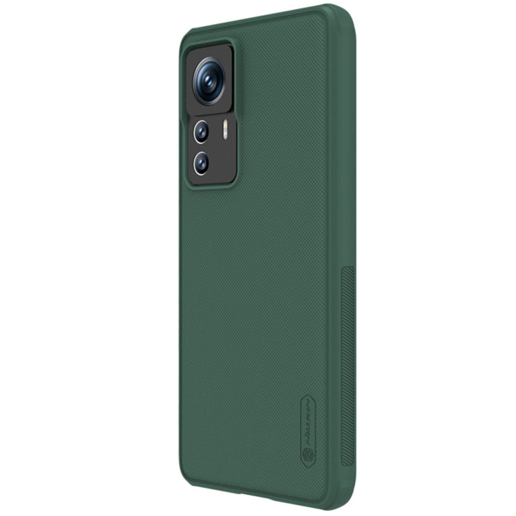 NILLKIN Frosted Shield Pro PC + TPU Phone Case for Xiaomi 12T Pro (Green)
