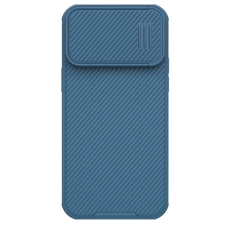NILLKIN CamShield S Magnetic Magsafe Case for iPhone 14 Pro Max (Blue) with Slide Cover Design