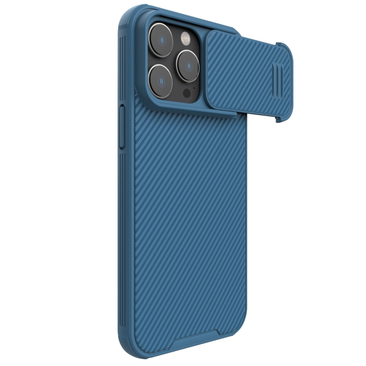 NILLKIN CamShield S PC Phone Case for iPhone 14 Pro Max (Blue)