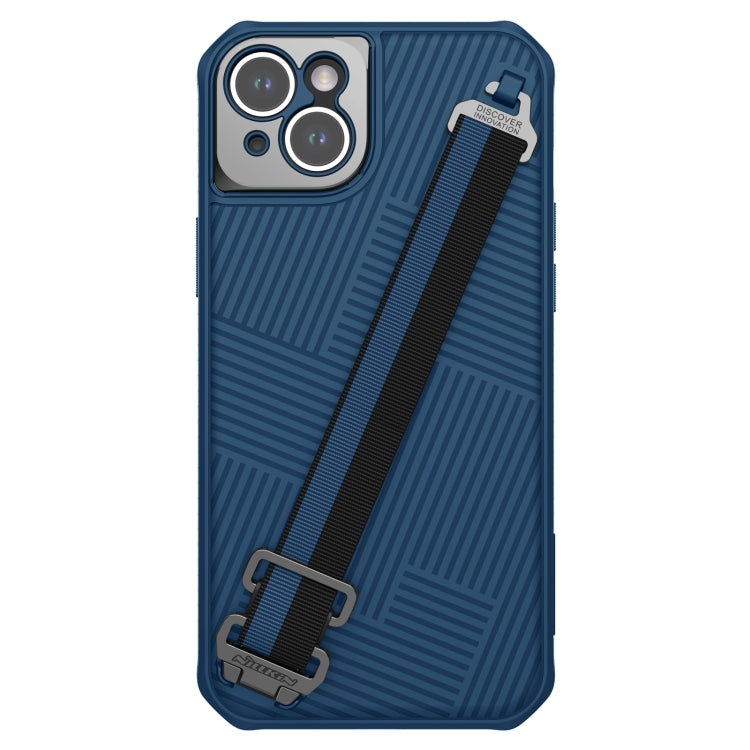 NILLKIN Shadow Series Magnetic Magsafe Phone Case for iPhone 14 Plus (Blue)