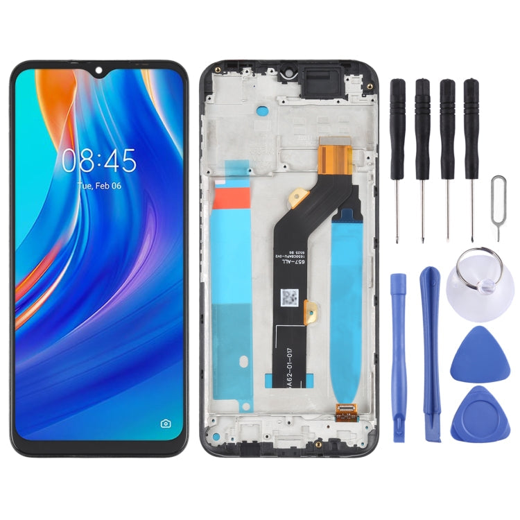 OEM LCD Screen Assembly for Tencno Spark 7T - Full Digitizer with Frame