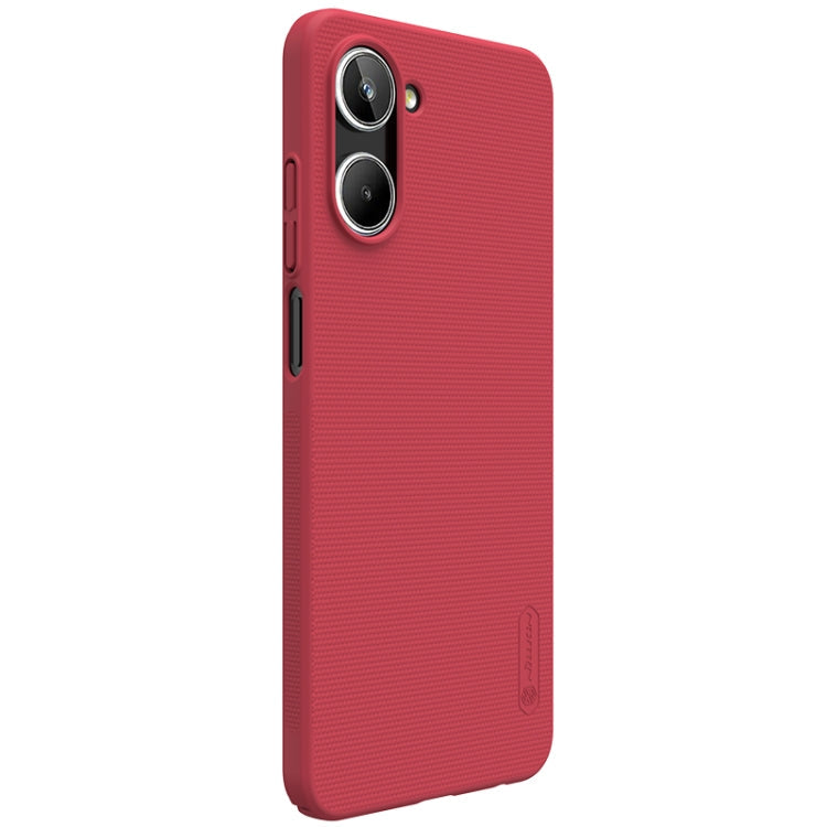 NILLKIN Frosted PC Phone Case for Realme 10 4G (Red)