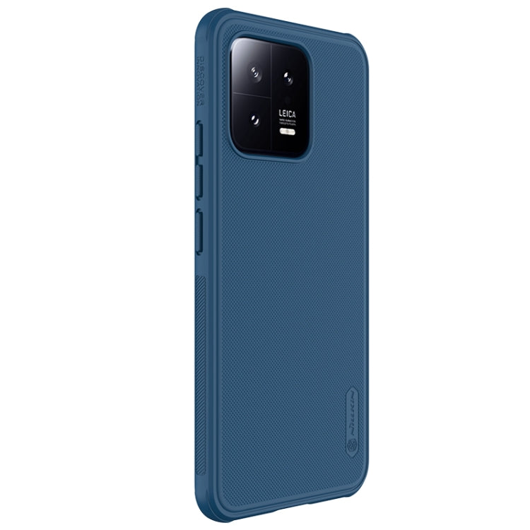 Blue NILLKIN Frosted Shield Pro PC + TPU Phone Case for Xiaomi 13