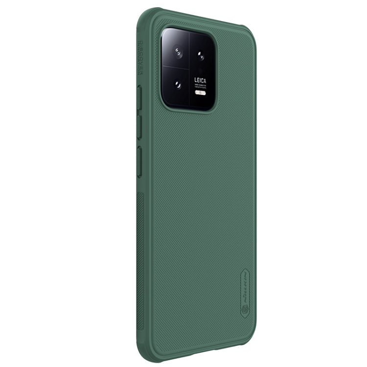 NILLKIN Frosted Shield Pro PC + TPU Phone Case for Xiaomi 13 (Green)
