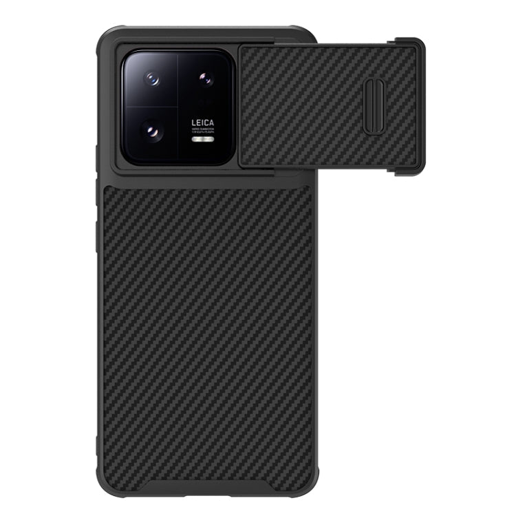 NILLKIN Synthetic Fiber Camshield Phone Case for Xiaomi 13 Pro - Black