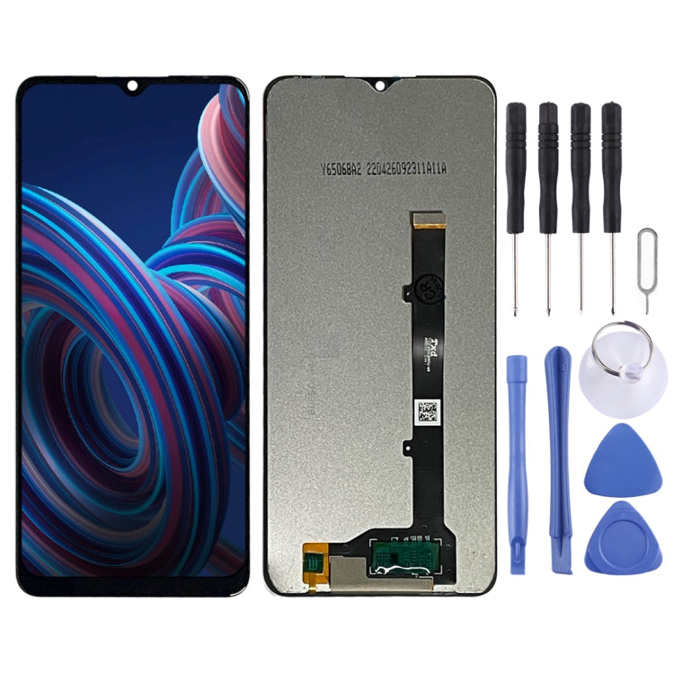 IPS LCD Display with Touch Screen Assembly for ZTE Blade A72 5G 7540N (Black)