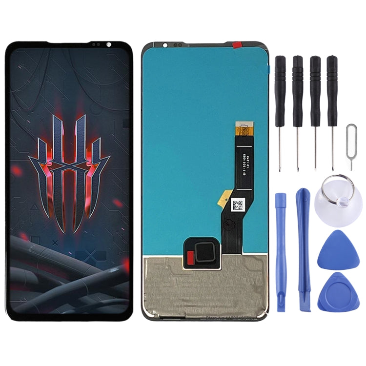AMOLED LCD Screen with Digitizer Full Assembly for ZTE Nubia Red Magic 6s Pro NX669S (Black)