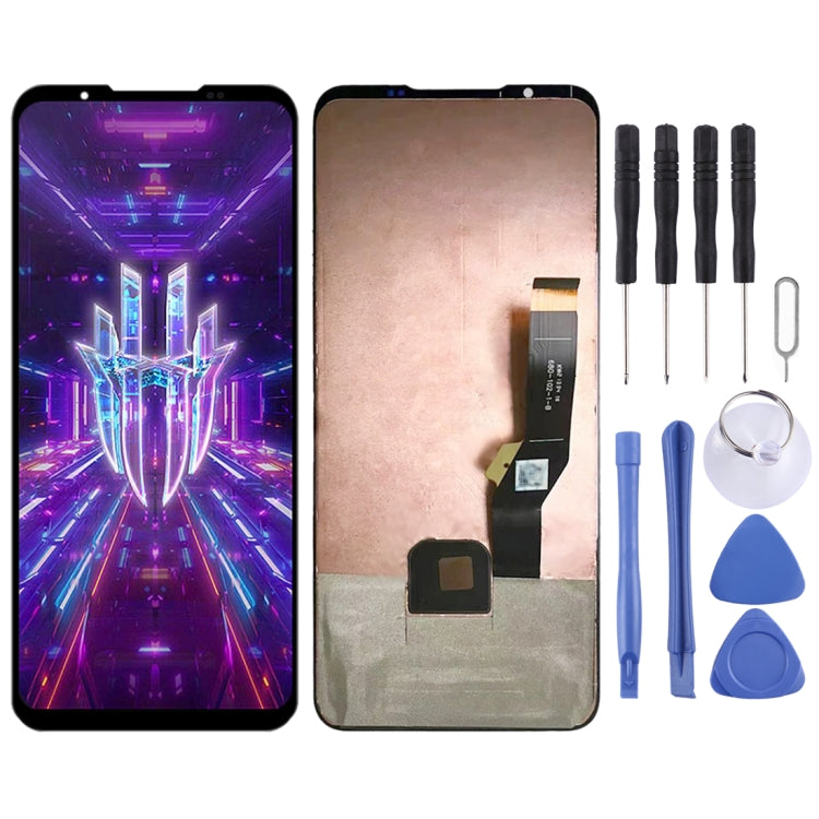 AMOLED LCD Screen with Full Assembly for ZTE Nubia Red Magic 7 NX679j (Black)