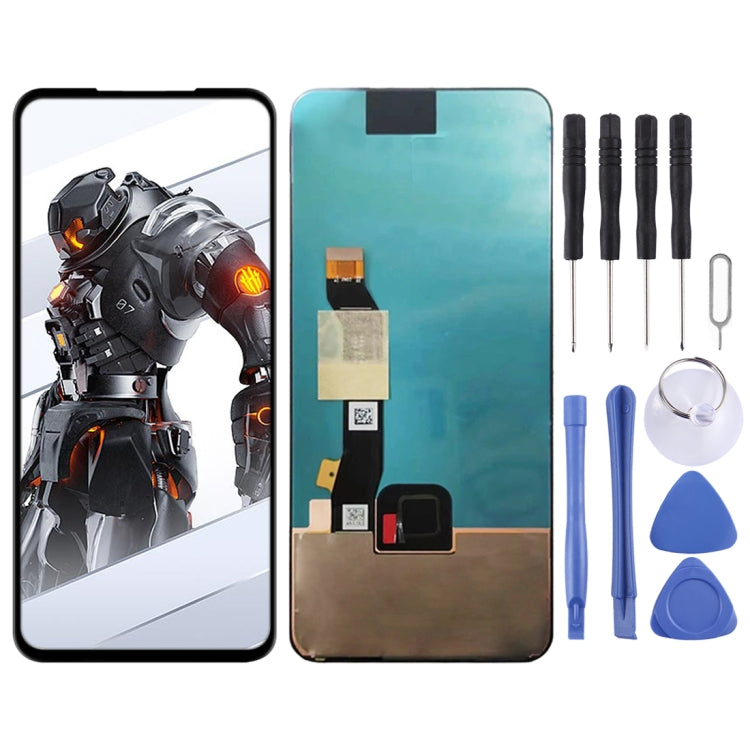AMOLED LCD Screen Full Assembly for ZTE Nubia Red Magic 7S Pro NX709S - Black