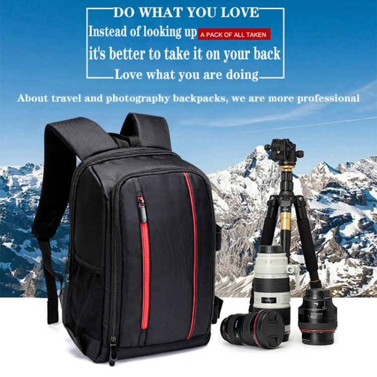 Waterproof Photography Camera Backpack - Purple